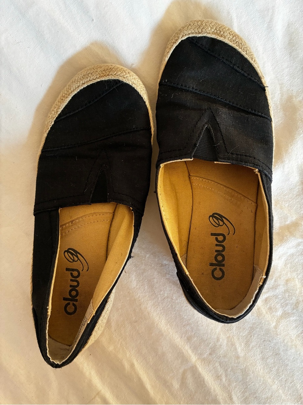 Cloud 9 Women’s Canvas Slip On Shoes, Size 7.5